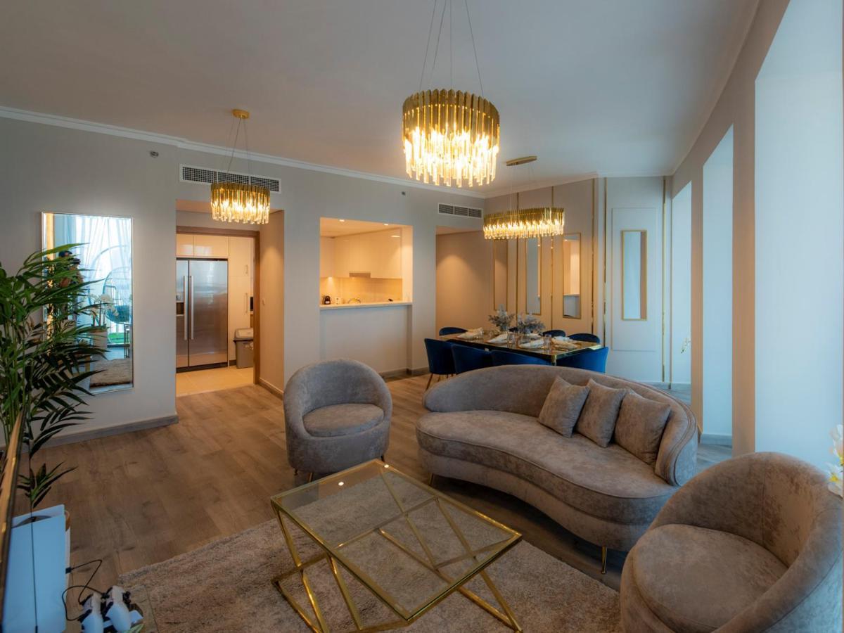 Apartamento First Class 3Br With Full Dubai Skyline & Sea View Exterior foto